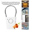2PCS Door Handle Alarm When Touched, 120db Hanging Portable Door Handle Knob Alarm Anti Theft Vibration Triggered Burglar Alert for Travelling Hotel Apartment Home Security view 2