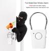2PCS Door Handle Alarm When Touched, 120db Hanging Portable Door Handle Knob Alarm Anti Theft Vibration Triggered Burglar Alert for Travelling Hotel Apartment Home Security view 3