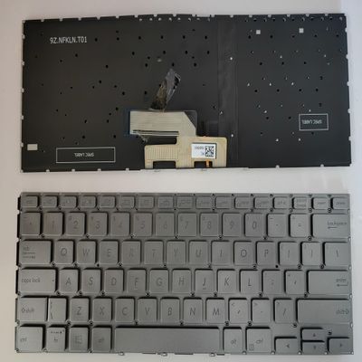 Eobruweo Laptop Replacement Keyboard US for Asus ZenBook Flip 14 UX462 UX462D UX462DA UX462FA UM462 UM462DA No TrackPoint,Backlit Silver