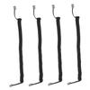 Lurrose 4pcs Stretchable Spring Phone Cable for Home Office Easy Installation Tangle Resistant Compatibility Durable Materials view 1