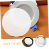 Healifty 10Pcs Lamp Shade Diffuser Easy Installation Downlight Accessories for Drum Lampshades User Friendly Light Diffuser for Enhanced Durability and Uniform Lighting Effect view 3
