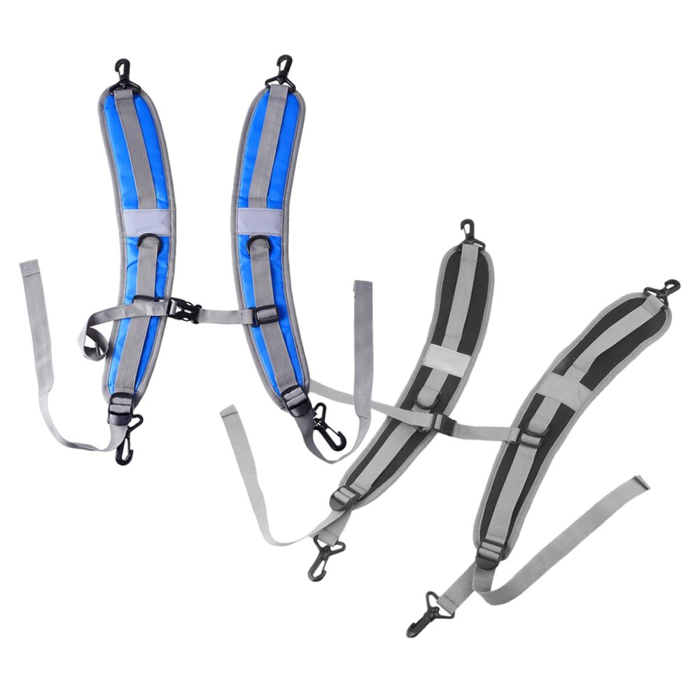 DIYEAH 2pcs Adjustable Camera Bag Straps Padded Shoulder Straps for Hiking Camping Replacement Ergonomic Padded Harness for Outdoor Use
