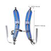 DIYEAH 2pcs Adjustable Camera Bag Straps Padded Shoulder Straps for Hiking Camping Replacement Ergonomic Padded Harness for Outdoor Use view 2