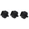3Pcs Dual Hot Shoe Mount Adapter Flash Bracket for Tripods Cameras LED Lights and Monitors Durable Design view 1
