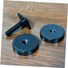 3Pcs Dual Hot Shoe Mount Adapter Flash Bracket for Tripods Cameras LED Lights and Monitors Durable Design view 4
