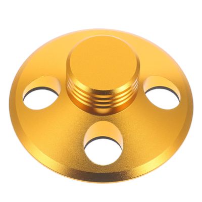 Aluminum Alloy Vinyl Record Weight Stabilizer Low Profile Turntable Stabilizer for Enhanced Audio Quality Hassle Setup and Record Protection