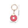 1Pc Cute Multi Function Protective Case for Scratch Lost Design for Pets Keys Luggage Durable Easy to Carry Donut view 2