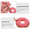 1Pc Cute Multi Function Protective Case for Scratch Lost Design for Pets Keys Luggage Durable Easy to Carry Donut view 3