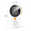 Digital Microscope 2.0 Inch LCD Screen with 500X Magnification 1080P HD Camera 8 LED Lights Adjustable Brightness USB Connection for Electronics Inspection Coin Collection Black(White) view 2