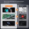 Digital Microscope 2.0 Inch LCD Screen with 500X Magnification 1080P HD Camera 8 LED Lights Adjustable Brightness USB Connection for Electronics Inspection Coin Collection Black(White) view 4