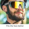 Sanpyl Smart Bluetooth Glasses, Built in Mic Speaker, Touch Control Wireless Headphone Sunglasses for Men Women, for Athletic Outdoor view 3