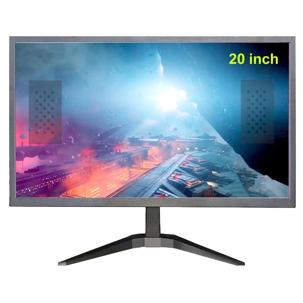 YOTETION 20 inch HD (1600 x 900) Monitor, 75Hz with Audio Refresh Rate, HDMI x1 Small Thin Monitor for laptops, Computers and desktops,LED Display, VGA/HDMI Connection.VESA:75 * 75MM