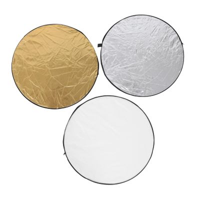 1Set Collapsible Photography Reflector Studio Flash Light Diffuser for Camera Shooting Excellent Color Display Durable Easy Storage for Outdoor