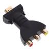 DIYEAH to Adapter Black Component Converter for Compatible with HDTV DVD Projector and Home Theater Systems view 1