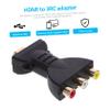 DIYEAH to Adapter Black Component Converter for Compatible with HDTV DVD Projector and Home Theater Systems view 2