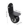 1Set Speaker Wheel Caster Caster Wheels Protective Pads for Strong Bearing Capacity for Outdoor Speakers Quick Installation Compatible view 2