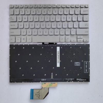 Eobruweo Laptop Replacement Keyboard US for ASUS S403F A403F X403F X403FA X403FAC X403J X403JA ADOL14F FA No TrackPoint,Backlit Silver