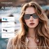 Sanpyl AI Translation Glasses, Support 144 Languages Real Time Translation, Smart Bluetooth Blue Light Protecting Sunglasses, Touch Music Glasses (Black Frame) view 2
