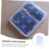 20Pcs Card Storage Box with Slots Durable Memory Card Holder Lightweight Organizer for Cards Secure Closure and Ergonomic Design for Easy Access view 3