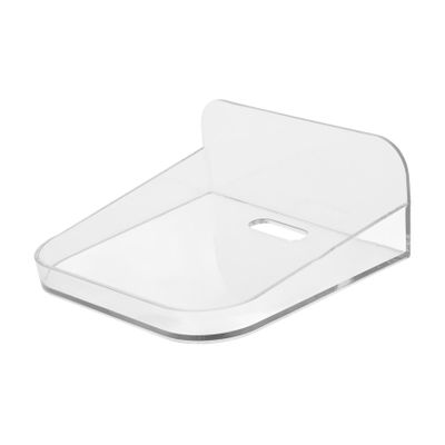 TINEASUR Wall Mount Floating Shelf for Monitor and Camera Transparent Easy Install Shelf for Indoor Use Minimalist Design No Drilling Required Elegant Storage