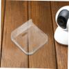 TINEASUR Wall Mount Floating Shelf for Monitor and Camera Transparent Easy Install Shelf for Indoor Use Minimalist Design No Drilling Required Elegant Storage view 2