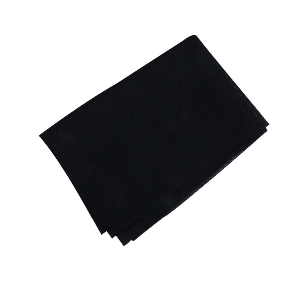 1Pc Black Soundbox Cover Acoustic Mesh Cloth Sound Permeable for Speaker Engineering Applications