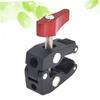 Uonlytech Multi Function Ball Head Clamp Arm with Thread Versatile Video and Monitor Mount for GPS Phones and LED Lights Swivel Articulation Detachable Super Clamp view 4