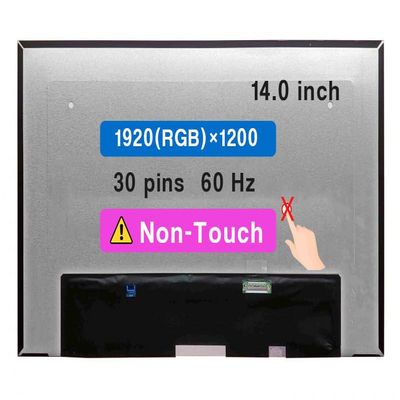 14.0" Replacement for Lenovo Thinkpad T14 (5TH GEN) Model 21MD WUXGA 1920(RGB)1200 30pins 60HZ LCD Non-Touch Screen Display Panel