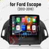 9" Android 14 Car Stereo Radio Ford Escape 2013-2016,with Wireless carplay Android Auto,4GB RAM 64GB ROM,Split Screen,AHD Backup Camera view 2