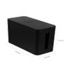 1Pc Tabletop Cord Organizer Box Home Cable Management Detachable Cover Opening for Tidy Storage Prevents Desktop Clutter for Power Strips and Chargers view 2