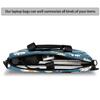 Adornori Daisy Flower Laptop Bag 15.6 Inch Laptop Sleeve Case with Shoulder Straps Floral Computer Case Cover Slim Briefcase for Men Women view 3