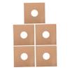Abaodam 5pcs Kraft Paper Record Sleeves Vinyl Inner Sleeves Matte Vinyl Covers for Album Protection Record Protector Dj Storage view 1