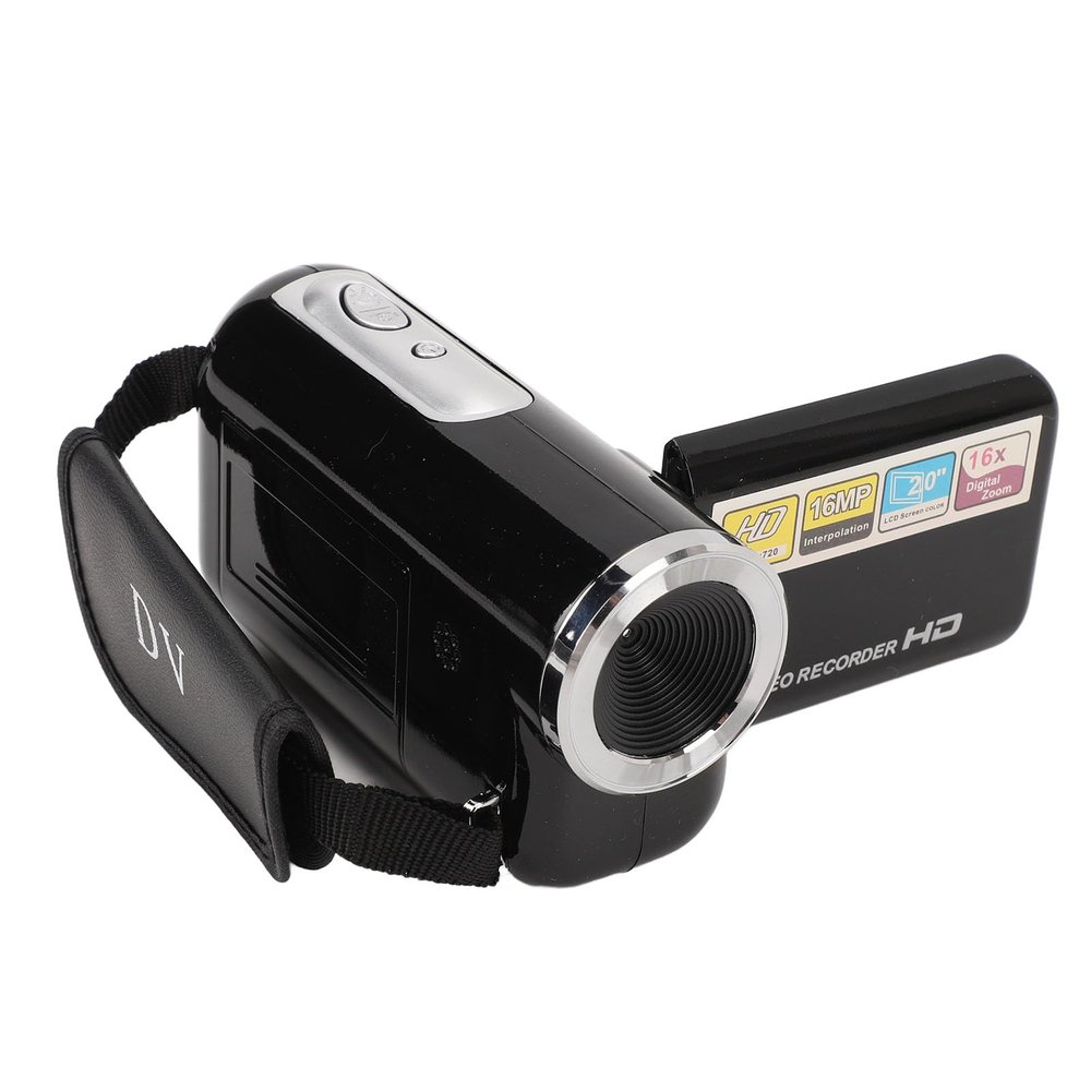 Xiuganpo 16MP 1080P Camcorder, 16X Digital Zoom Video Camera with 2.0inch Rotatable Screen, 1/4 Inch Threaded Hole, Anti Shake DV Camera for Travel, Growth Records, Wedding