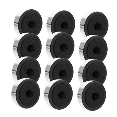 12Pcs Amplifier Isolation Foot Pads Non Slip Shockproof Speaker Chassis Stand Base for Enhanced Sound Clarity and Vibration Absorption Material