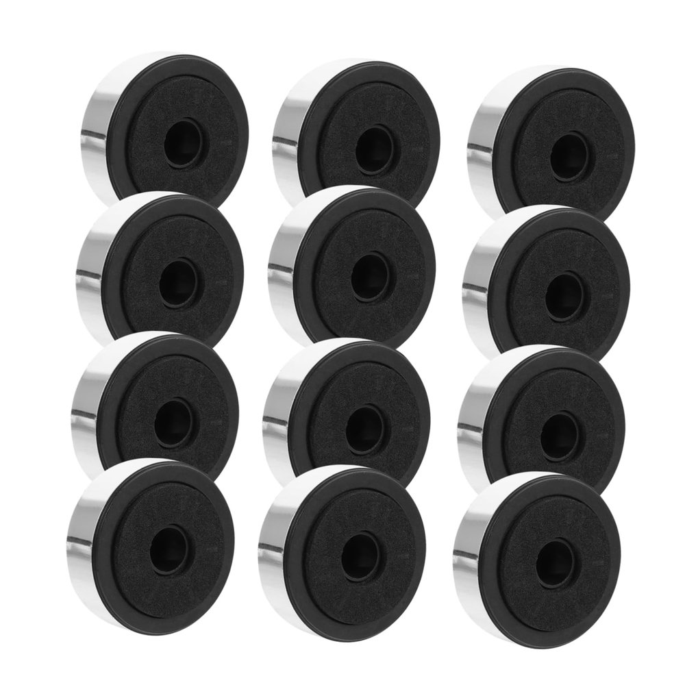 12Pcs Amplifier Isolation Foot Pads Non Slip Shockproof Speaker Chassis Stand Base for Enhanced Sound Clarity and Vibration Absorption Material
