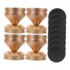 4 Sets Speaker Spikes: Shockproof Speaker Isolation Feet Spikes - Anti-Vibration Pads for Audio Equipment Amplifiers CD Players Turntable view 1