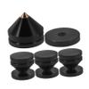 4 Sets Speaker Spikes: Shockproof Speaker Isolation Feet Spikes - Anti-Vibration Pads for Audio Equipment Amplifiers CD Players Turntable view 1
