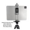 Heayzoki Aluminum Alloy Tablet Mount, Multifunctional Holder with 1/4in Screw Hole, for VLOG, Live Streaming, Video conferencing view 4