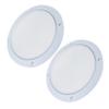 Steel Speaker Decorative Circle Protective Cover 6.5 Inch White view 1