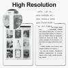 Dpofirs E Book Reader, 6 Inch Touchscreen, 4GB RAM 64GB ROM, 300PPI Ink Screen, with Pen, WiFi Electronic Book Reader (White) view 4