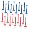 40pcs Finger Keyboard Cleaning Brushes Portable Dust Brush for Digital Devices Computer and Electronics Lightweight Durable Material Random Color Random Color view 1
