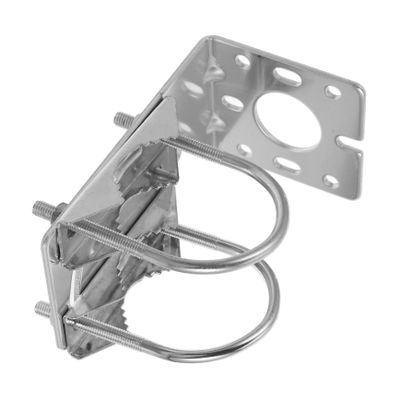 LALAFINA Outdoor Antenna Mount Bracket Sturdy Aluminum Alloy Mount for Antennas Simple Clamp Installation Suitable for Weather Stations Attic Outdoor Poles