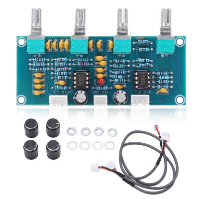 Mtlavishness Digital Power Amplifier Board with Dual Channel Preamp Function and Imported NE5532 Chip for Audio Amplification and Bass Adjustment Suitable for Power Amplifier Use