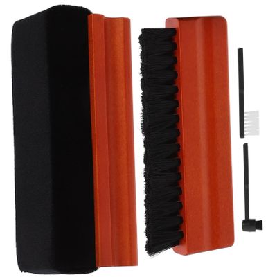 1 Set Vinyl Record Cleaning Kit Set of Vinyl Brushes for Record Player Maintenance Includes Brush Lint Cloth
