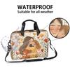 Adornori Happy Mothers' Day Laptop Bag 15.6 Inch Laptop Sleeve Case with Shoulder Straps Mom Floral Theme Computer Case Cover Slim Briefcase for Men Women view 2