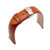 HMFang Butterfly Deployment Clasps Watch Band 18mm 19mm 20mm 21mm 22mm Genuine Leather Watch Men Straps Bracelets Promotion WATCHBAND(Black gold buckle,21mm) view 3