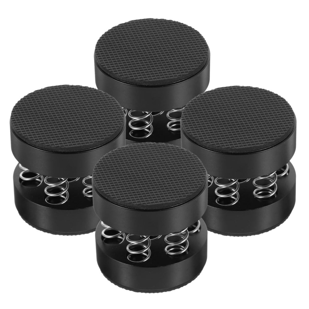 4Pcs Shockproof Speaker Spring Pads Durable Sound Isolation Pads for Studio Use Stylish Design for Living Room Easy Installation Practical Speaker Holder Finish