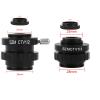 1pc 1/2 1/3 1X CCD Adapter 0.3X 0.5X 1X C Mount Lens for Zoom Trinocular Stereo Microscope HDMI VGA USB Camera(1-2X 1-3X-C Mount) view 2
