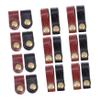 24Pcs Cow Leather Cable Winders Multi Purpose Headphone USB Cord Organizers Durable Buckle Wire Organizers for Effortless Cable view 1