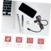 24Pcs Cow Leather Cable Winders Multi Purpose Headphone USB Cord Organizers Durable Buckle Wire Organizers for Effortless Cable view 4